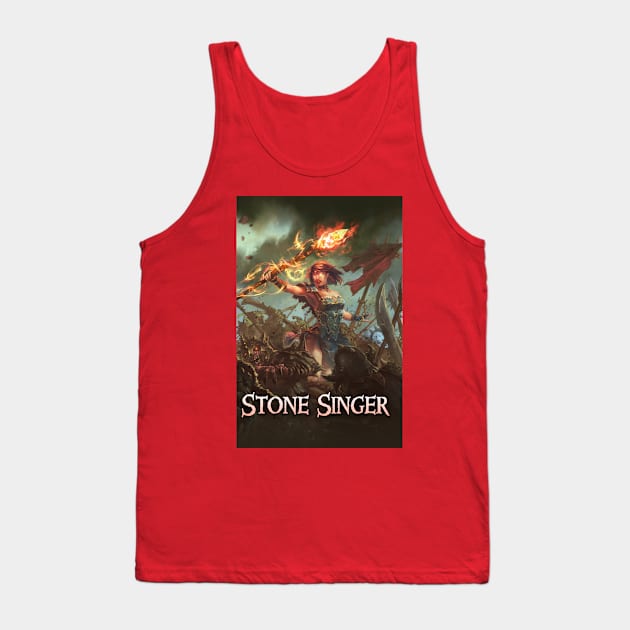 Stone Singer: Word and Deed Tank Top by Joseph J Bailey Author Designs